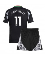 Arsenal Gabriel Martinelli #11 Bortedraktsett Barn 2024-25 Korte ermer (+ bukser)